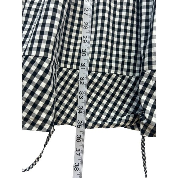 Madewell Women's Black & White Plaid Dress - Picture 6 of 6
